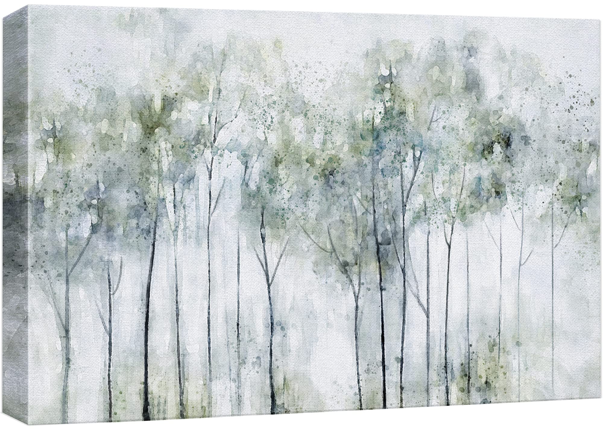 Amazon.com: wall26 Canvas Print Wall Art Pastel Green Country